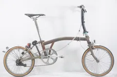 ▪︎希少▪︎ BROMPTON 折りたたみ自転車 S2L Rawカラー □ 希少!! BROMPTON S2L RAWカラー 2016 ブロンプトン