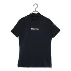 美品 BRIEFING ブリーフィング ゴルフ モックネック ブラック L ブリーフィングゴルフ(BRIEFING GOLF) モックネック
