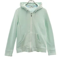 courreges クレージュ 長袖 ジップパーカー 38 ミント レディース 古着