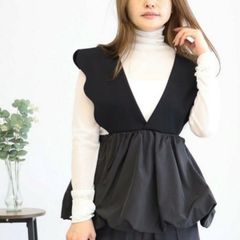 異素材バルーンベスト