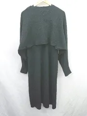 ◇ ⊇ PAGE BOY ページボーイ ノースリブニットワンピース ニットボレロ サイズF ブラック系 レディース E  【1506230025206】