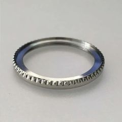 腕時計 修理交換用 社外部品 316L ステンレスベゼル 逆回転防止 枠 シルバー【対応】セイコー ダイバー SKX007/009/011 SRPD SEIKO