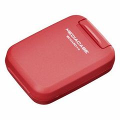 【ネコポス便対応商品】ハクバ ポータブルメディアケース S SD/MicroSDカード用 ダークレッド