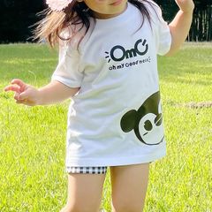OMG Choco KIDS Tシャツ 半袖 ホワイト