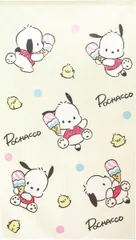 のれん 種類9:ポチャッコ食いしん坊(92175)　サンリオキャラクター 幅85×丈150cm シナモン キティ マイメロディ リトルツインスターズ キキ ララ ポムポムプリン ポチャッコ ばつ丸(#18000180)