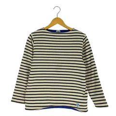 オーシバル ORCIVAL フリースライニング コットンロード ボーダー ボートネック バスクシャツ レディース  2