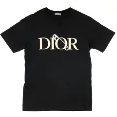 DIOR x ジュディブレイム ジャイアントロゴ 安全ピン  Tシャツ　M 黒安全ピンの人気なデザイン