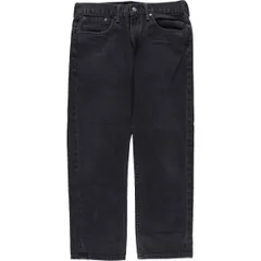 古着 リーバイス Levi's 505 ブラックデニム テーパードデニムパンツ メンズw32相当/eaa535064