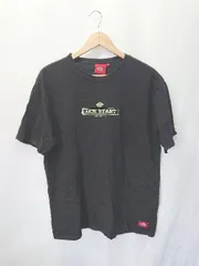 ◇ ⊂ Dickies ディッキーズ ロゴ 半袖 Tシャツ カットソー サイズXL ブラック レディース E  【1409250036255】
