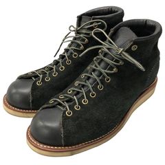 チペワ モンキーブーツ 90059 スエード ブラック サイズ7EE【AFC7