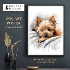 アクリル画 犬 ヨークシャテリア 絵画 オーダーメイド サンプル 犬の絵 ヨークシャテリア 水彩画