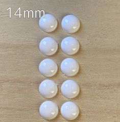 14mm デカールアイ　作製用　土台　5ペア
