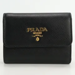 PRADA プラダ サフィアーノマルチカラー三折財布 1MH025 三折財布小銭 