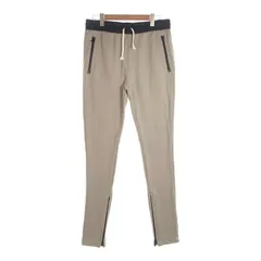FOG ESSENTIALS エッセンシャルズ スウェットパンツ カーキ ブラック 裾ファスナー Size M