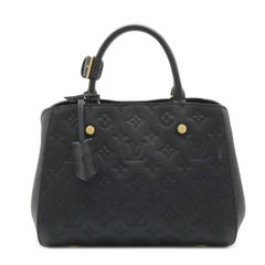 LOUIS VUITTON ルイ ヴィトン モノグラムアンプラント モンテーニュBB ハンドバッグ ノワール 黒 ブラック ショルダーストラップ欠品 M41053