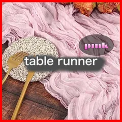 ピンク　チュール　テーブルランナー　ウェルカムスペース　背景布　フォト