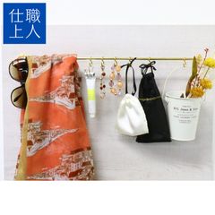 職人直送 真鍮 ウォールハンガー ウォールフック 壁 壁付け 壁掛け フック おしゃれ アンティーク ゴールド 8連