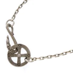 TADY & KING (タディアンドキング) イーグルフック&レギュラーホイール ストーン付き 細角チェーン ネックレス シルバー