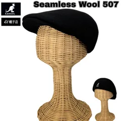 ファイナルセール！ 秋冬素材　KANGOL　Wool507　ウール素材　ハンチング　Black　サイズ展開あり