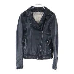 GIORGIO BRATO (ジョルジオブラット) Lamb Single Riders Jacket フロントジップアップ シングルライダースジャケット ラムレザージャケット ブラック 963778