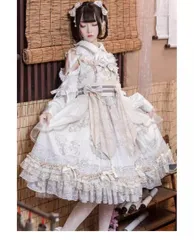 LT-139 豪華姫系  lolita 可愛 レトロ風 オリジナル 洋服 ロリータ ワンピース  美しい刺繍