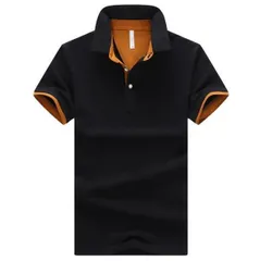 ポロシャツ 半袖 メンズ 配色 ポロ カジュアルシャツ クールビズ ゴルフ ビジネスHZQ5053