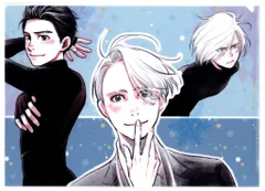 【未使用】ユーリ!!! on ICE　久保ミツロウ展　キャンバスアート　ユリオ Amazon.co.jp: ユーリ！！！on ICE展 久保ミツロウ複製原画 特典