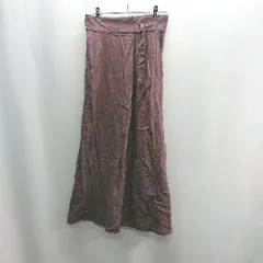 ◇ Θ URBAN RESEARCH ITEMS アーバンリサーチアイテムズ ロング フレア スカート サイズF ブラウン系 レディース E  【1410290042151】