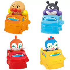 【中古】雑貨 全4種セット 「びっくら?たまごDX アンパンマン すてきなおみせやさんカー♪」