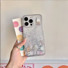 ミッフィー iPhone ケース スマホケース ハードケース iPhone16Pro iPhone15pro iPhone14 iPhone13 流砂ケース Miffy