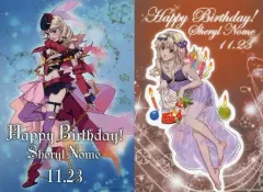【中古】キャラカード(キャラクター) 全2種セット グリーティングカード 「一番くじV マクロスF～Happy Birthday Sheryl～」 A賞