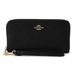 新品 コーチ COACH 長財布(ラウンドファスナー) ロング ジップアラウンド ウォレット ブラック 黒