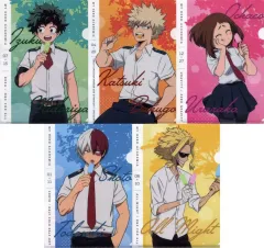 【中古】クリアファイル 全5種セット オリジナルA4サイズクリアファイル 「僕のヒーローアカデミア×ファミリーマート」 第1弾 対象商品購入特典