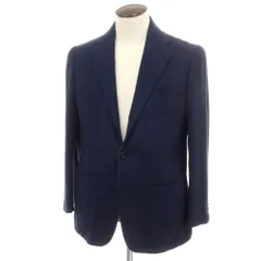 【最終価格】Sartorio カシミヤ ネイビージャケット 希少サイズ 42 最終価格】Sartorio カシミヤ ネイビージャケット 希少サイズ 42
