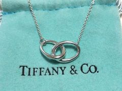 【管理番号153】 TIFFANY＆Co. ティファニー ダブル ループ シルバー ネックレス SV925 エルサ ペレッティ 40.5㎝