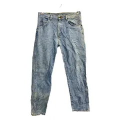 Wrangler デニムパンツ W33 ラングラー ライトブルー コットン 古着卸 アメリカ仕入 2502-443