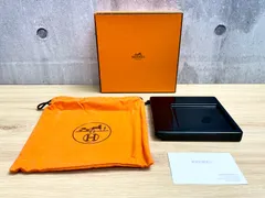 HERMES レザーデスクトレー オレンジ 収納用アクセサリー - ホーム オフィス用品＆筆記用具