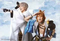 【中古】生写真(男性) 岡宮来夢(鶴丸国永)・糸川耀士郎(浦島虎徹)/横型・キャラクターショット/「ミュージカル『刀剣乱舞』 ～静かの海のパライソ～ 2021」ランダムペアブロマイド 戦闘ver.