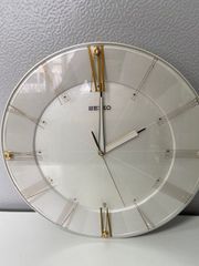 SEIKO 掛け時計 電波 アナログ ホワイト KX214H