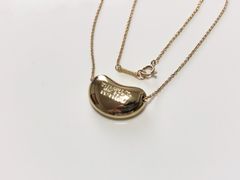 ▢◆【kuni様専用 】TIFFANY＆Co. ティファニー ネックレス ビーンズ K18 ペレッティ 5.0ｇ トップサイズ 1.8㎝×1.3㎝