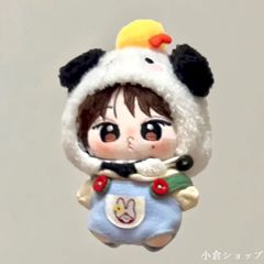 A528【四季様】ちびぐるみサイズ ぬい服オーダー サロペットセット