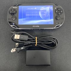 動作確認済 SONY PS VITA クリスタルブラック PCH-1100