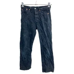 Levi's デニムパンツ W27 リーバイス ストレート ボタンフライ レディース ブラック 古着卸 アメリカ仕入 2308-1073