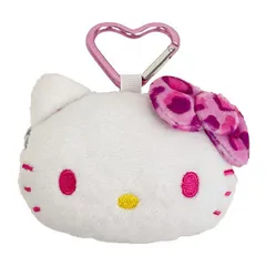サンリオ ハローキティ ヒョウ柄シリーズ 小銭入れ ぬいぐるみ マスコット ピンク Sanrio
