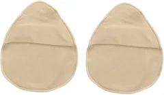 Micopuella(ミコプエラ) 乳癌パッド シリコンパッド 専用カバー 2枚セット 人工乳房保護カバー ホックなし(ベージュ,  XS)