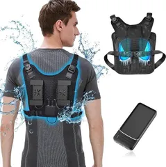 ペルチェ ベスト 冷却ブレート付き【2025業界初登場&ペルチェ素子搭載&10000mAh大容量】 冷却ベスト バッテリーセット USB給電式