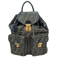 美品　FENDI リュック　ズッカ　バッグ FENDI - フェンディ FENDI リュックサック スモール ズッカ柄 FF