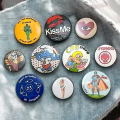 CE ハート キッス アニメ キャラ バンド 缶バッジ ビンテージ アンティーク 50s ~ 60s 70s 80s 90s 00s 小物 アクセサリー 古着 アメリカ ユーロ 仕入れ ロック バイカー アメカジ ストリート  p10/のサムネイル