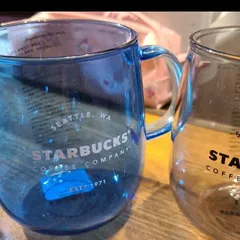 スターバックス　耐熱ガラスマグ ネイビーのサムネイル