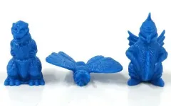 【中古】トレーディングフィギュア 青色Aセット(ゴジラ(1954年)・モスラ(1964年)・ガイガン(1972年)) 「東宝怪獣 ゴジラケシゴム」
